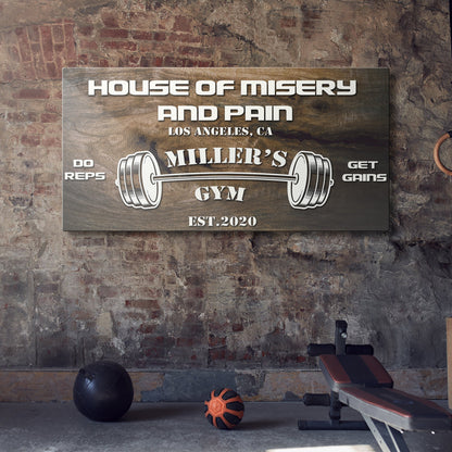 Gym Sign IV by Tailored Canvases