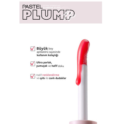 Pastel Plump Up Gloss & Lip to Cheek Tint Makeup Set by Beauty Care Bag
