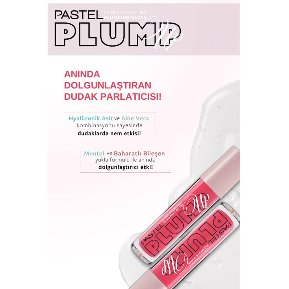 Pastel Plump Up Gloss & Lip to Cheek Tint Makeup Set by Beauty Care Bag