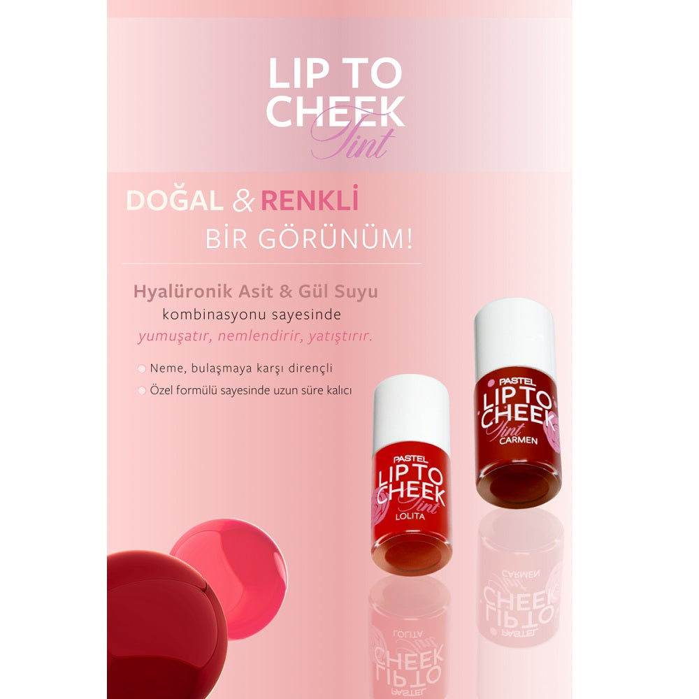 Pastel Plump Up Gloss & Lip to Cheek Tint Makeup Set by Beauty Care Bag