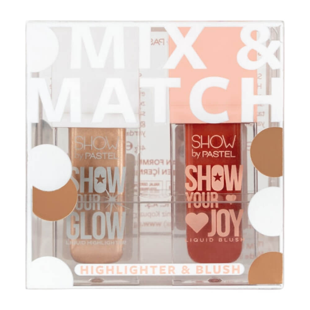 Pastel Show By Pastel Joy Liquid Blush & Highlighter Set by Beauty Care Bag
