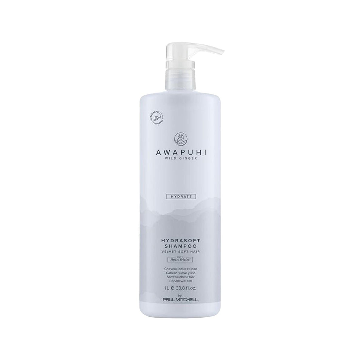 Paul Mitchell Awapuhi Wild Ginger Hydrasoft Shampoo - Moisturizing, Sulfate-Free, 1000mlShampooTorqelo.com