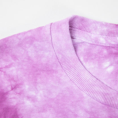 Paw Print Boysenberry Tie-Dye T-ShirtShort Sleeve Tees & PolosTorqelo.com