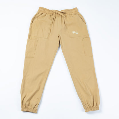Paw Print Khaki JoggersPants & LeggingsTorqelo.com