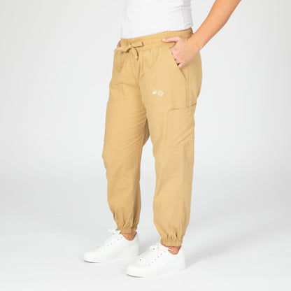 Paw Print Khaki JoggersPants & LeggingsTorqelo.com
