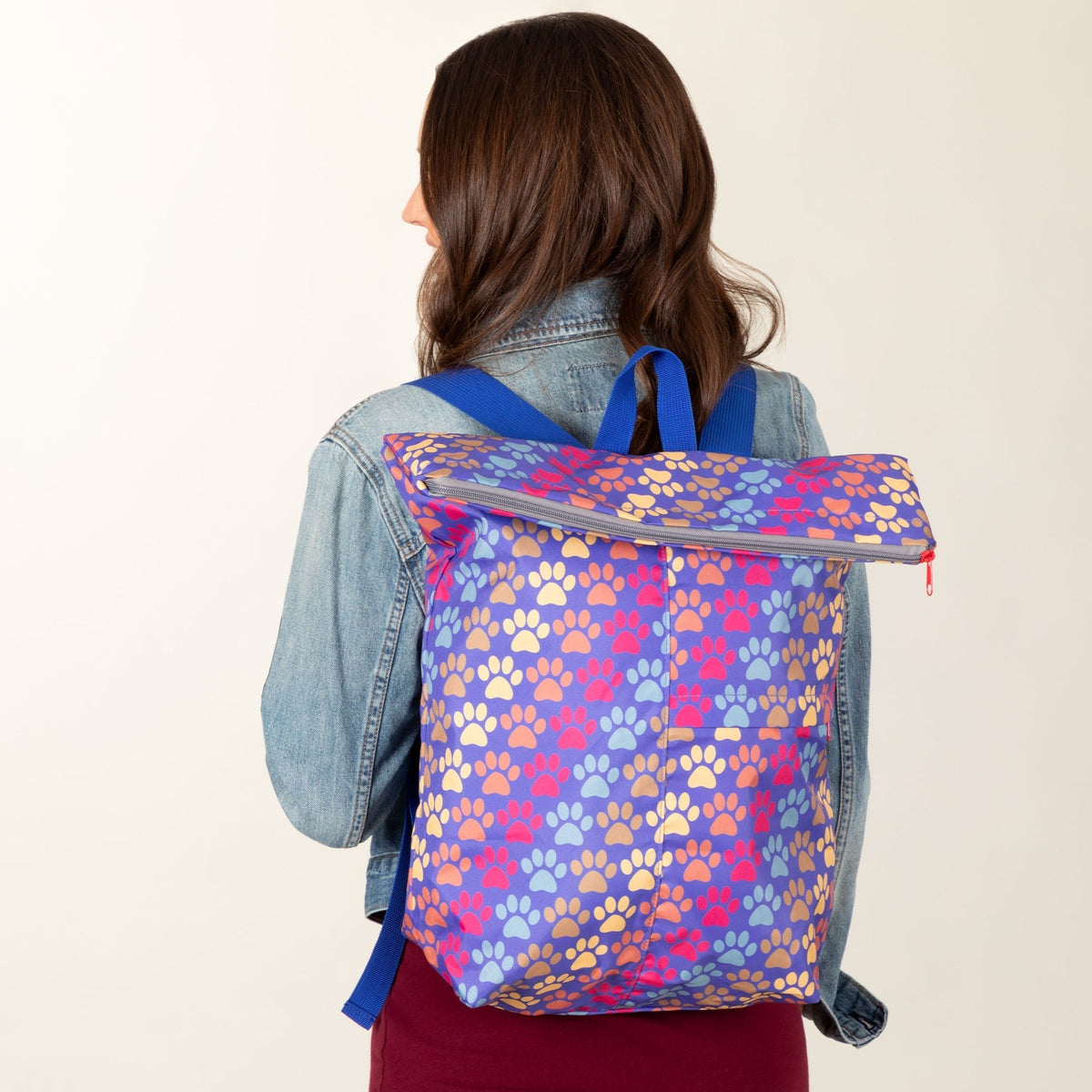 Paw Print Packable BackpackTravel Related BagsTorqelo.com