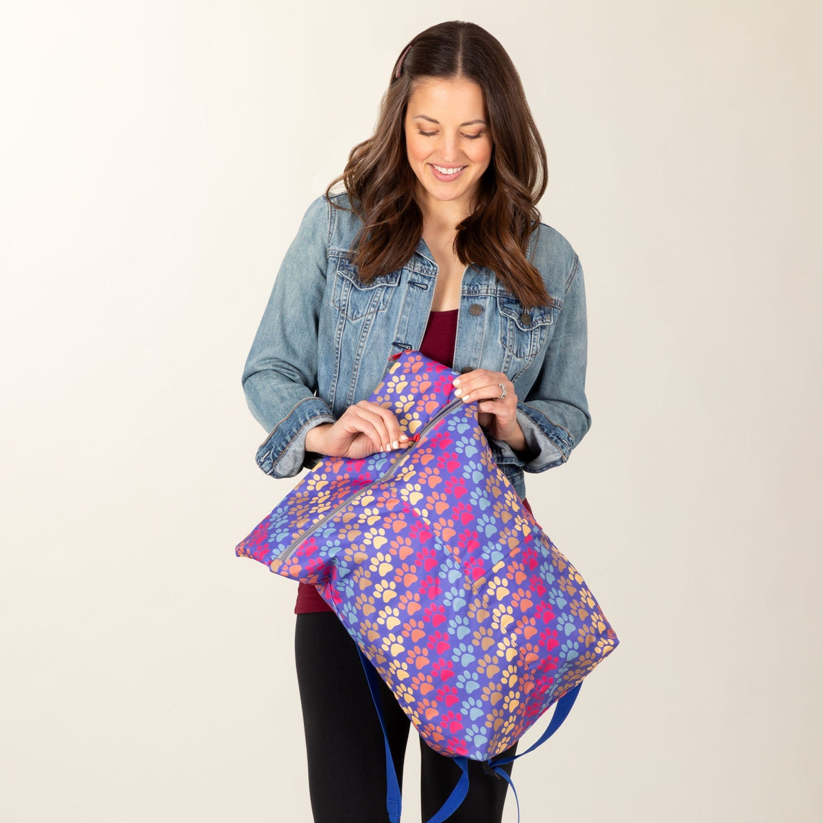 Paw Print Packable BackpackTravel Related BagsTorqelo.com