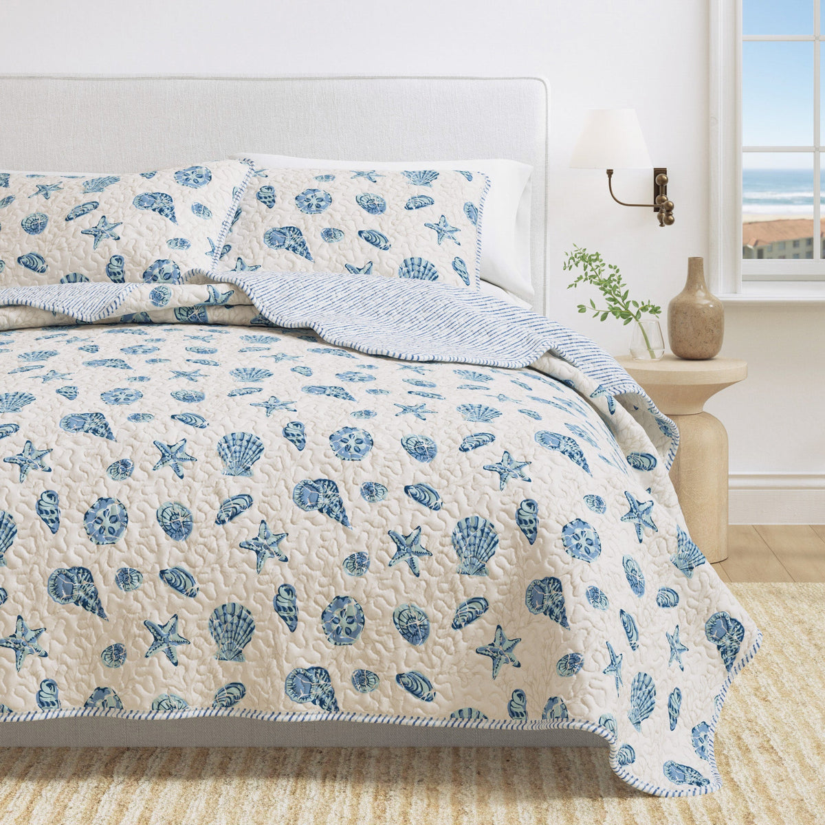 Coastal Quilt Set Bali Collection by Great Bay Home
