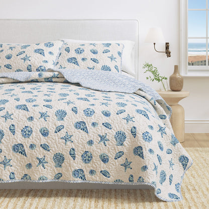 Coastal Quilt Set Bali Collection by Great Bay Home