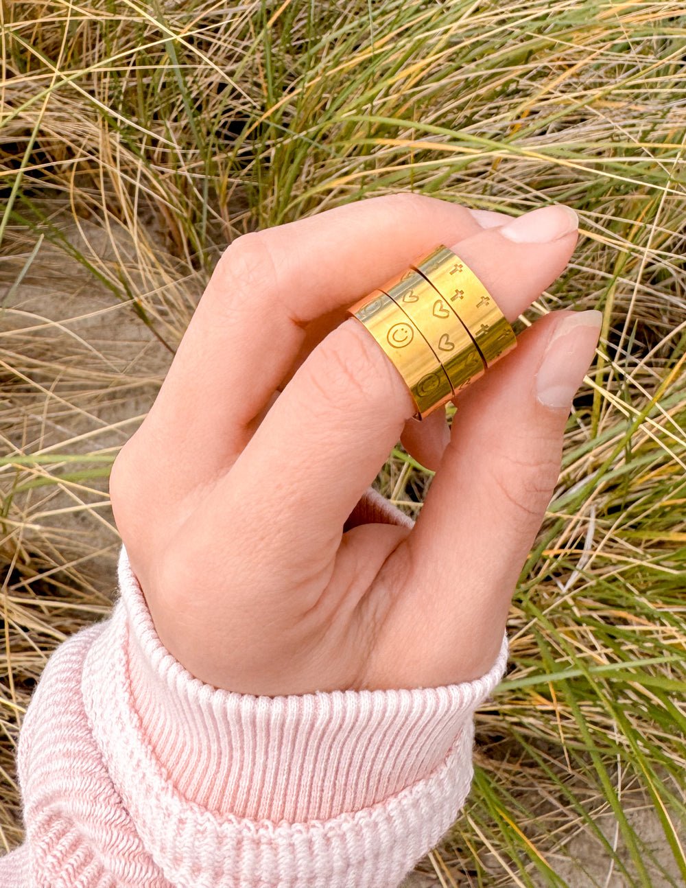 Peace Engraved Ring SetRingTorqelo.com