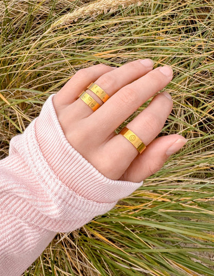 Peace Engraved Ring SetRingTorqelo.com