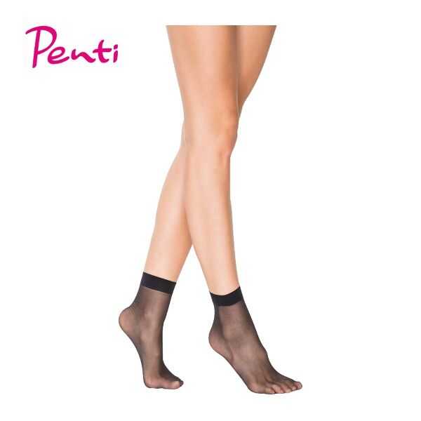 Penti Dance Black Ankle Socks for Daily Comfort by Beauty Care Bag