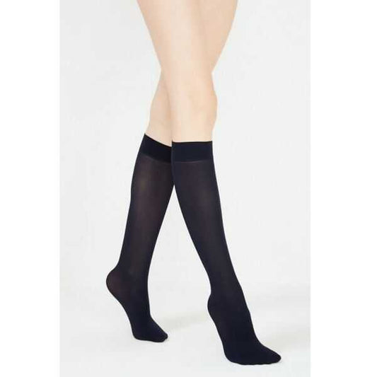 Penti Micro 40 Navy Blue Trouser Socks with Smooth Fit by Beauty Care Bag
