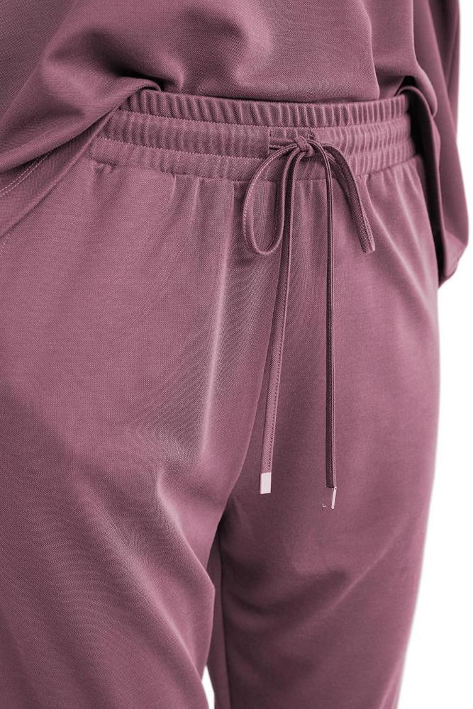 Penye Mood 9721 Women's Soft Knit Pajama Set in Pink by Beauty Care Bag