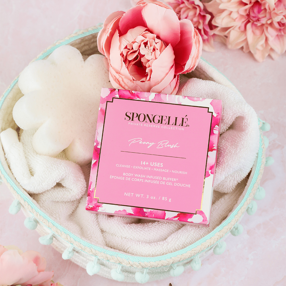 Peony Blush | Boxed FlowerBody Wash Infused BufferTorqelo.com