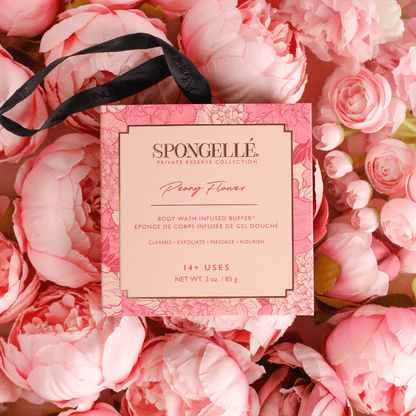 Peony Flower | Boxed FlowerBody Wash Infused BufferTorqelo.com