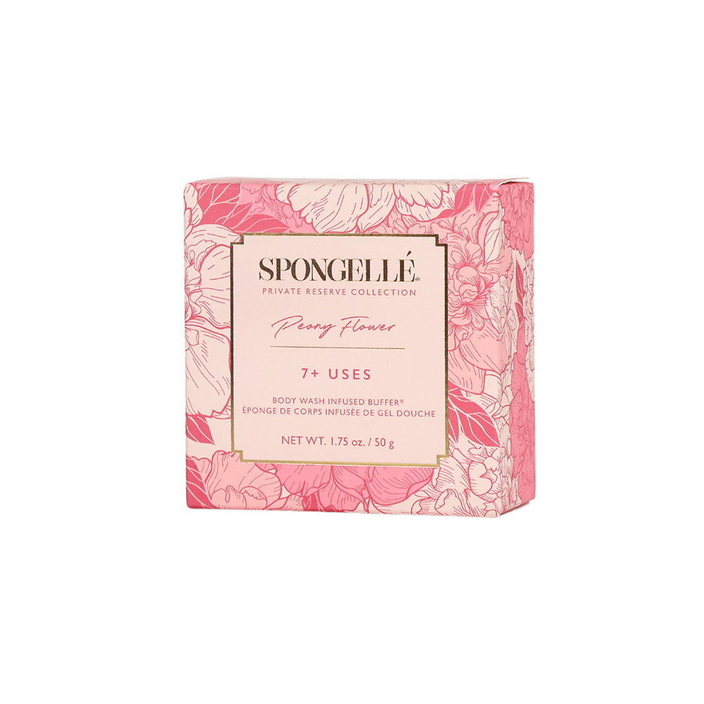 Peony Flower | SpongetteBody Wash Infused BufferTorqelo.com