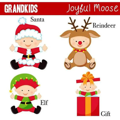 Personalized Grandkids Christmas Ornament - Custom Christmas Ornament for Grandparents by Joyful Moose