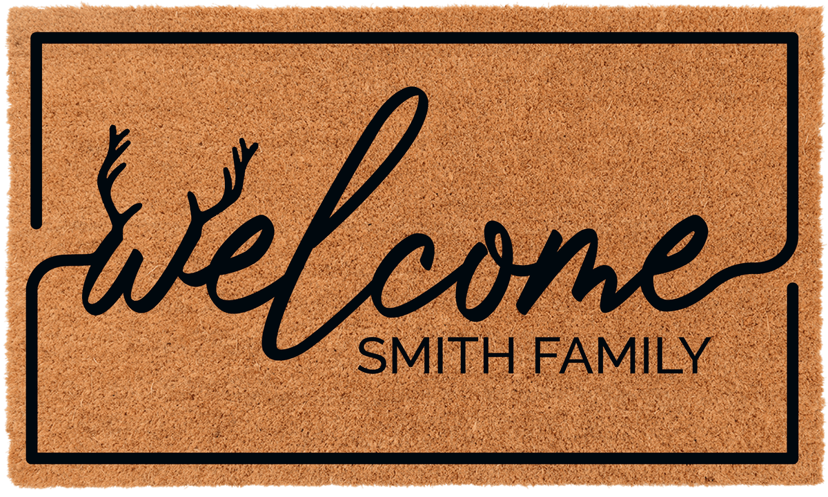 Personalized Welcome Christmas MatTorqelo.com