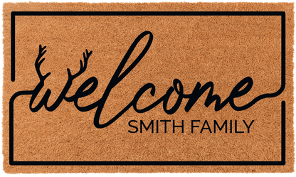 Personalized Welcome Christmas MatTorqelo.com