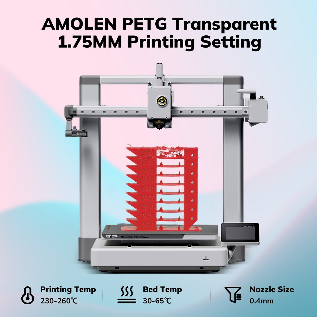 PETG Basic 1.75mm, 1KG/2.2LBPETGTorqelo.com