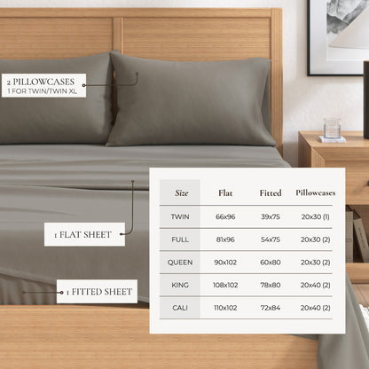 Cotton Solid Flannel Sheet - Nordic Collection by Great Bay Home