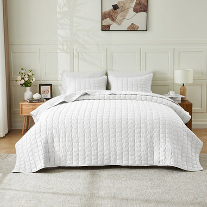 Gauze Quilt Set - Wave Stitch Collection by Great Bay Home