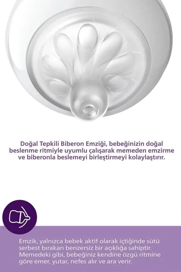 Philips Avent Natural Response Teat Flow 4 3M+ 2-Pack by Beauty Care Bag