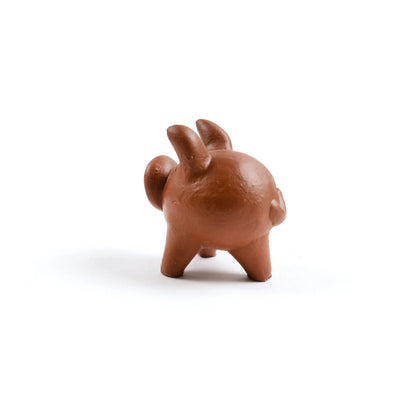 Lucky Three-Legged Terracotta Chanchito Pig by Rust & Cinder