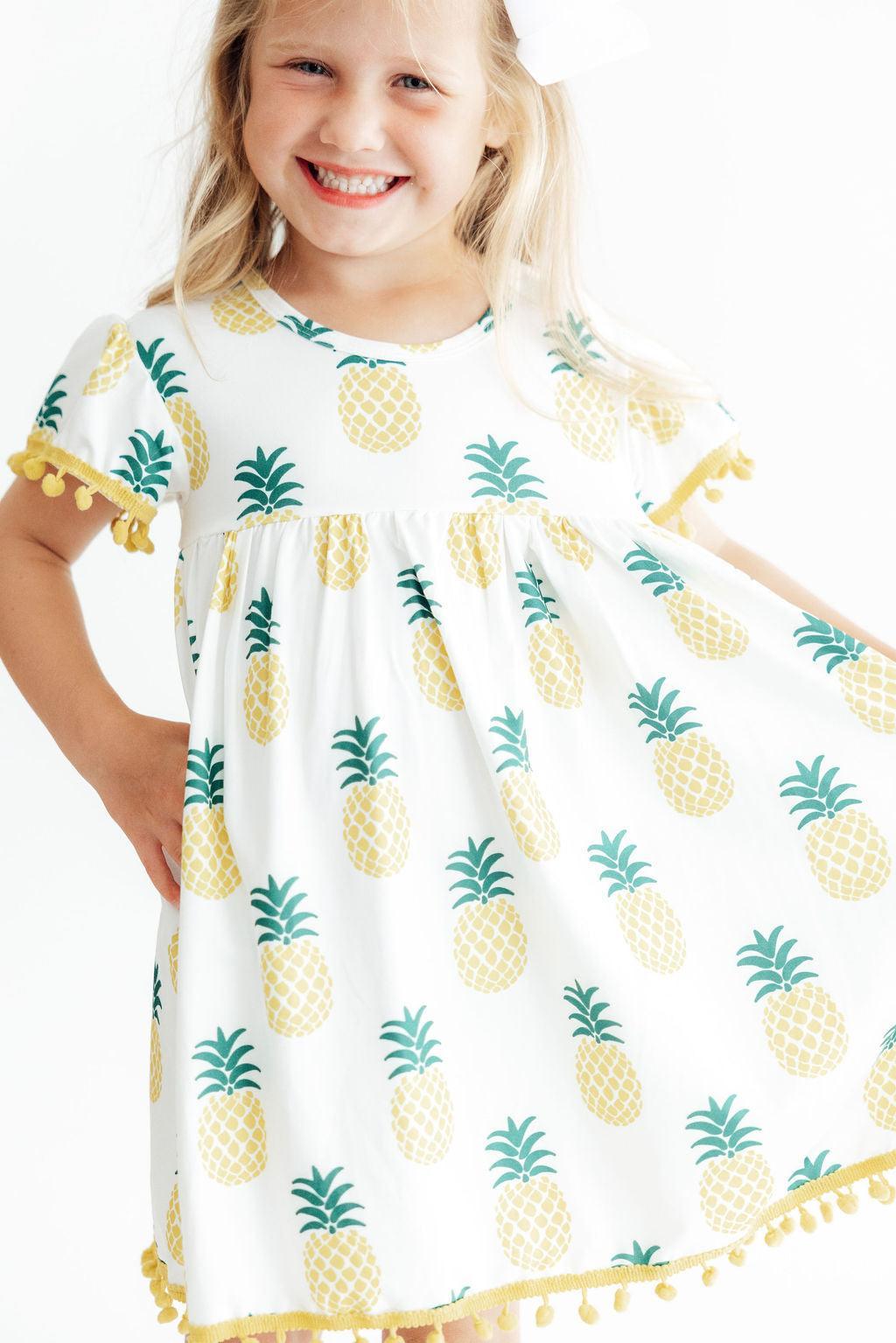 Pineapple Pom Pom DressPom Pom DressTorqelo.com
