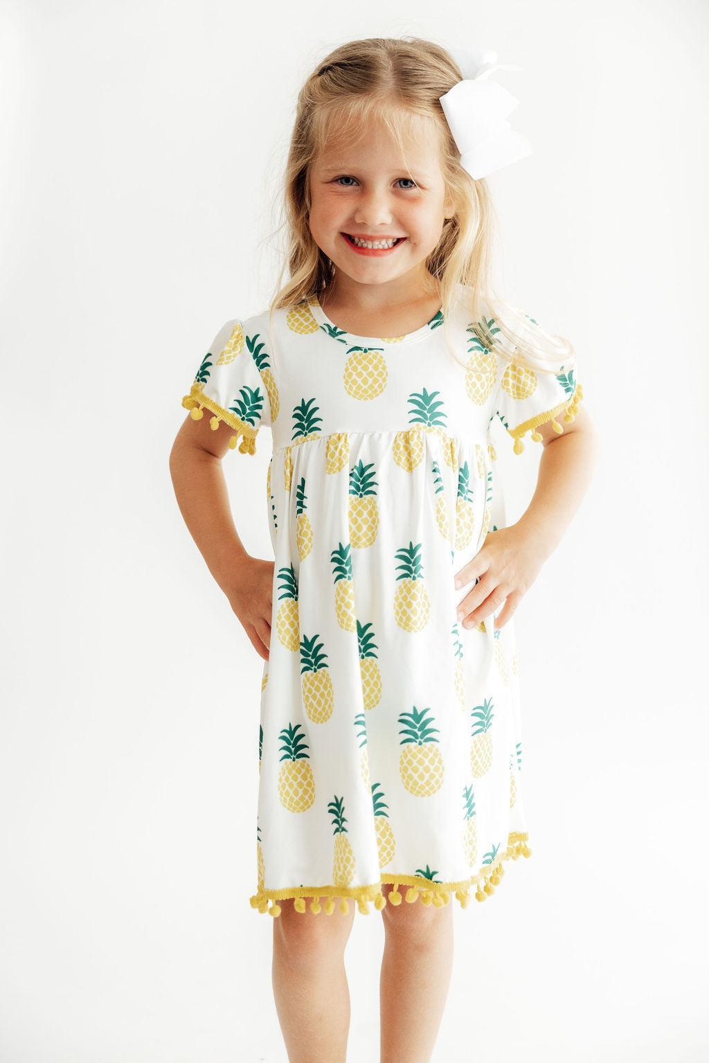 Pineapple Pom Pom DressPom Pom DressTorqelo.com