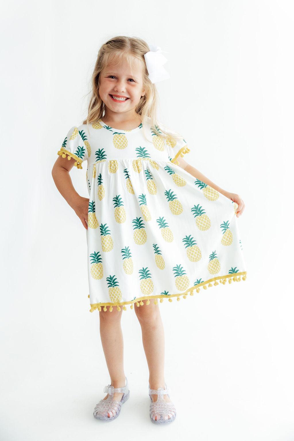 Pineapple Pom Pom DressPom Pom DressTorqelo.com