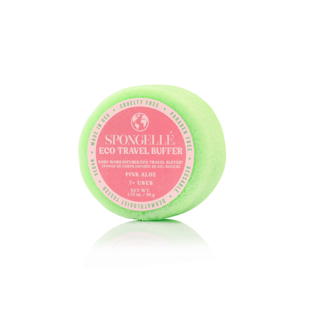 Pink Aloe | Eco Travel BufferBody Wash Infused BufferTorqelo.com