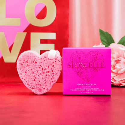 Pink Camellia | Heart BufferBody Wash Infused BufferTorqelo.com