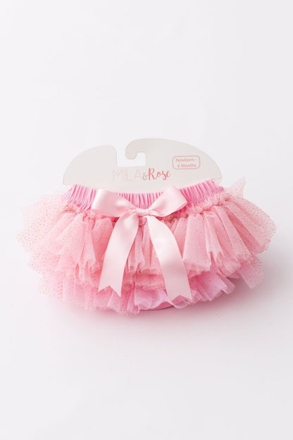 Pink & Gold Glitter Ruffle Tutu BloomerTutu BloomerTorqelo.com