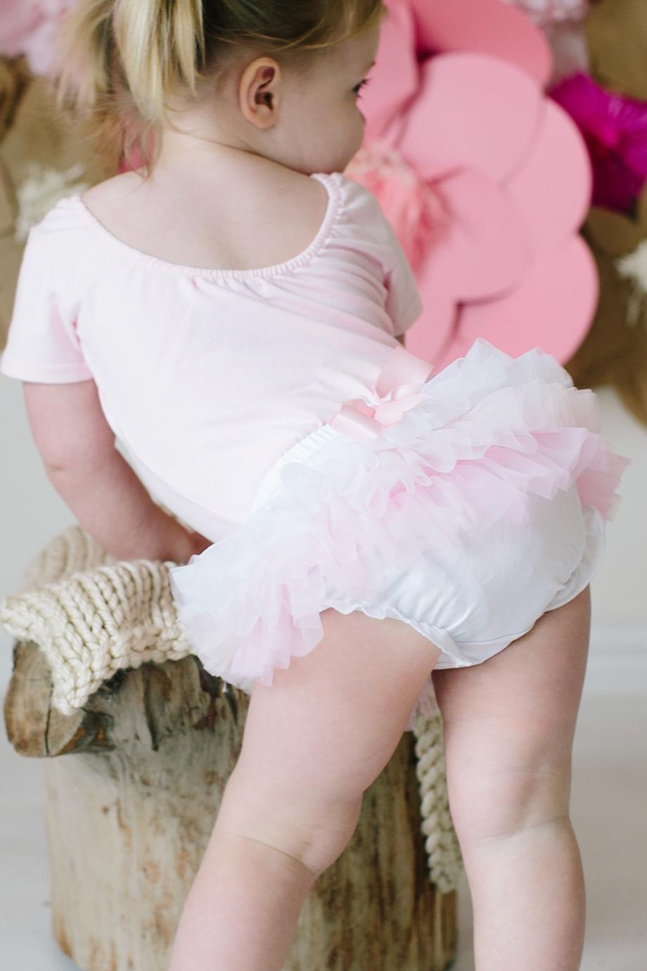 Pink Ombre Ruffle Tutu BloomerTutu BloomerTorqelo.com