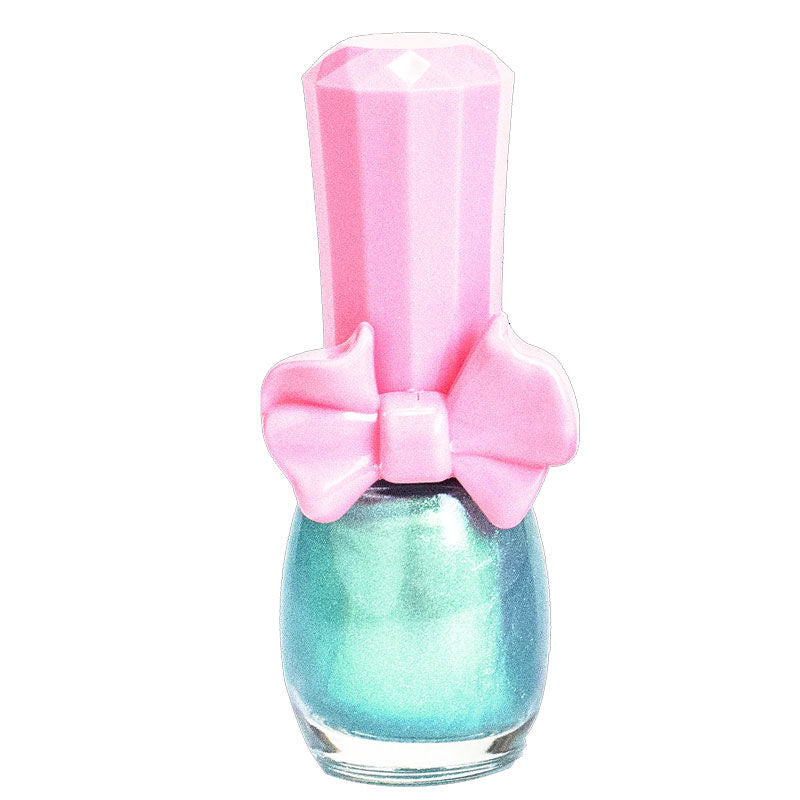 Pinky Cosmetic Kids Peel-Off Nail Polish in Glitter Blue 10ml by Beauty Care Bag