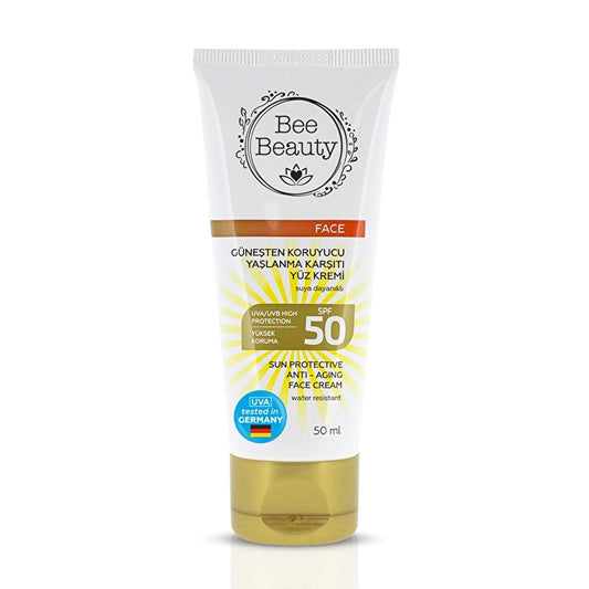 Bee Beauty Anti-Aging Face Cream SPF 50 Hydrating Sunscreen 50 ml by Beauty Care Bag