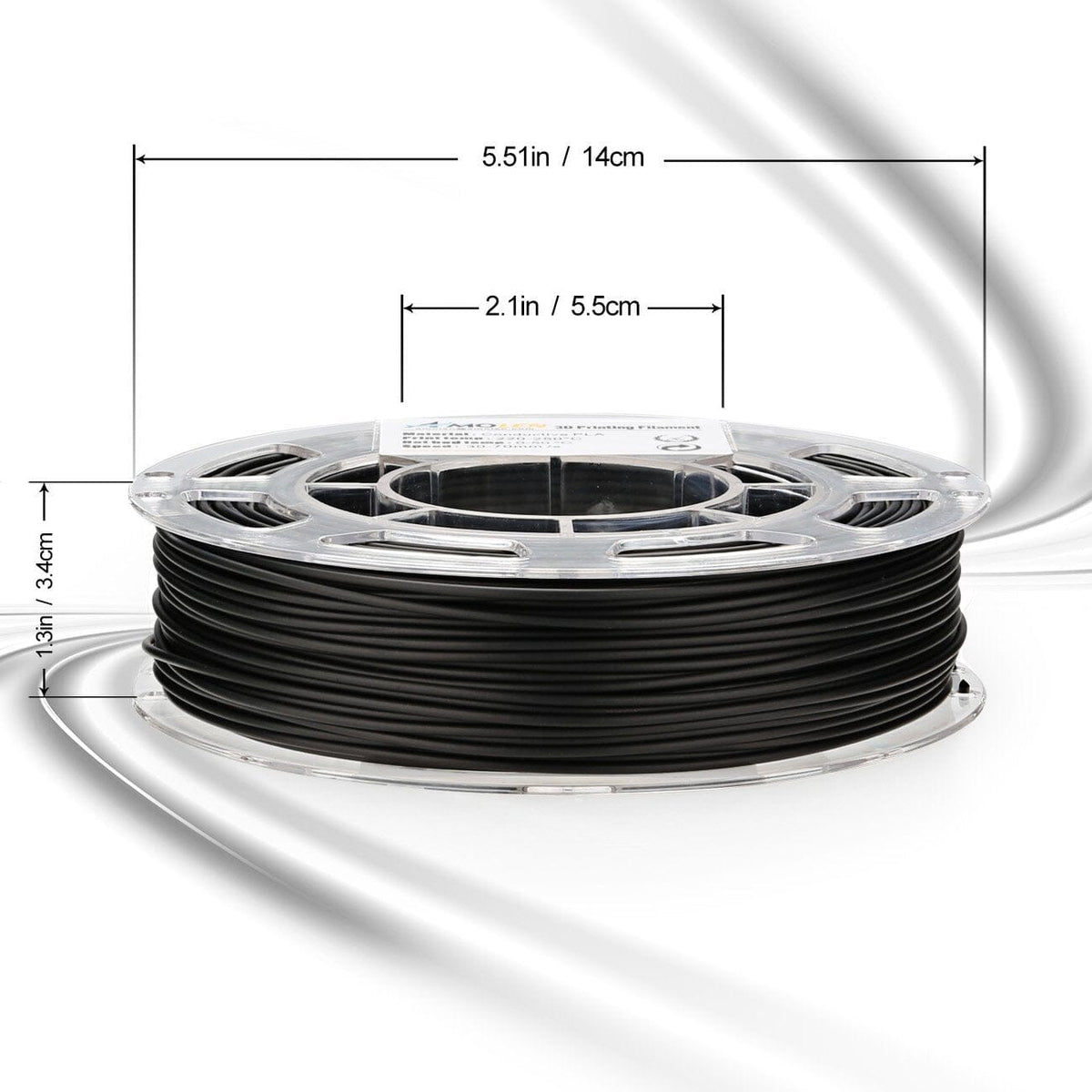 PLA Conductive 1.75mm, 200gPLATorqelo.com