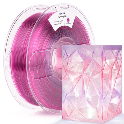 PLA Crystal-Transparent 1.75mm, 1KG/2.2LBPLATorqelo.com