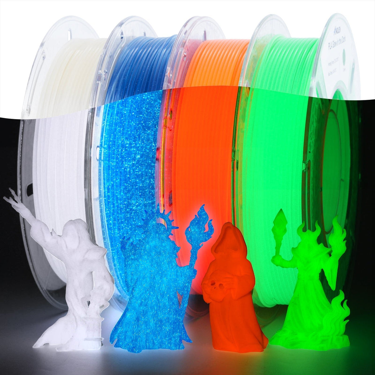 PLA Glow in the Dark Variety Pack (4x200g)PLATorqelo.com