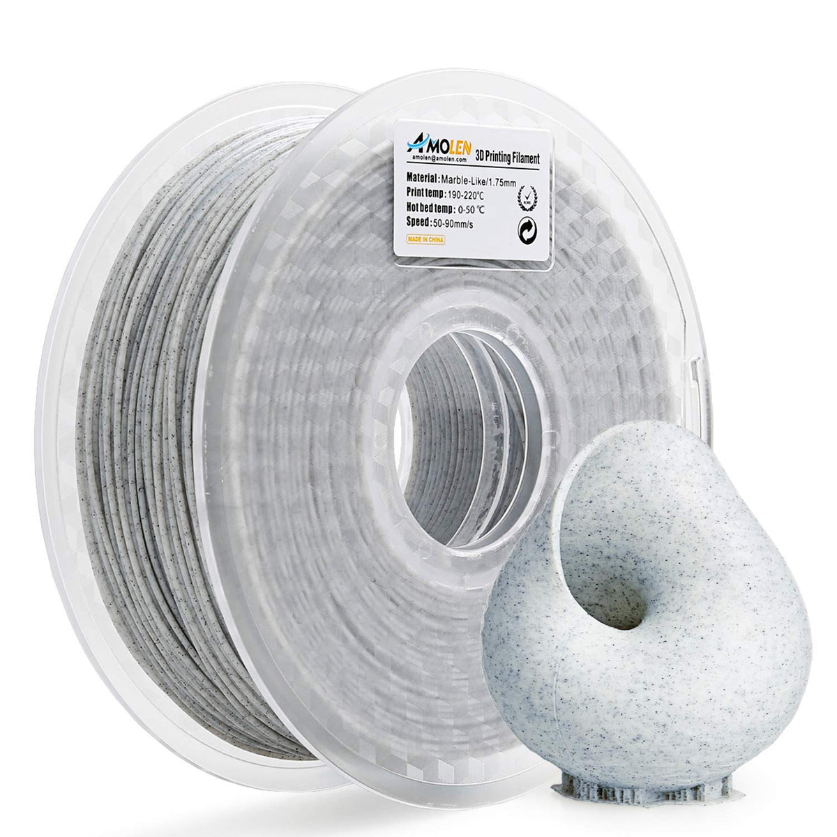 PLA Marble 1.75mm, 1KG/2.2LBPLATorqelo.com
