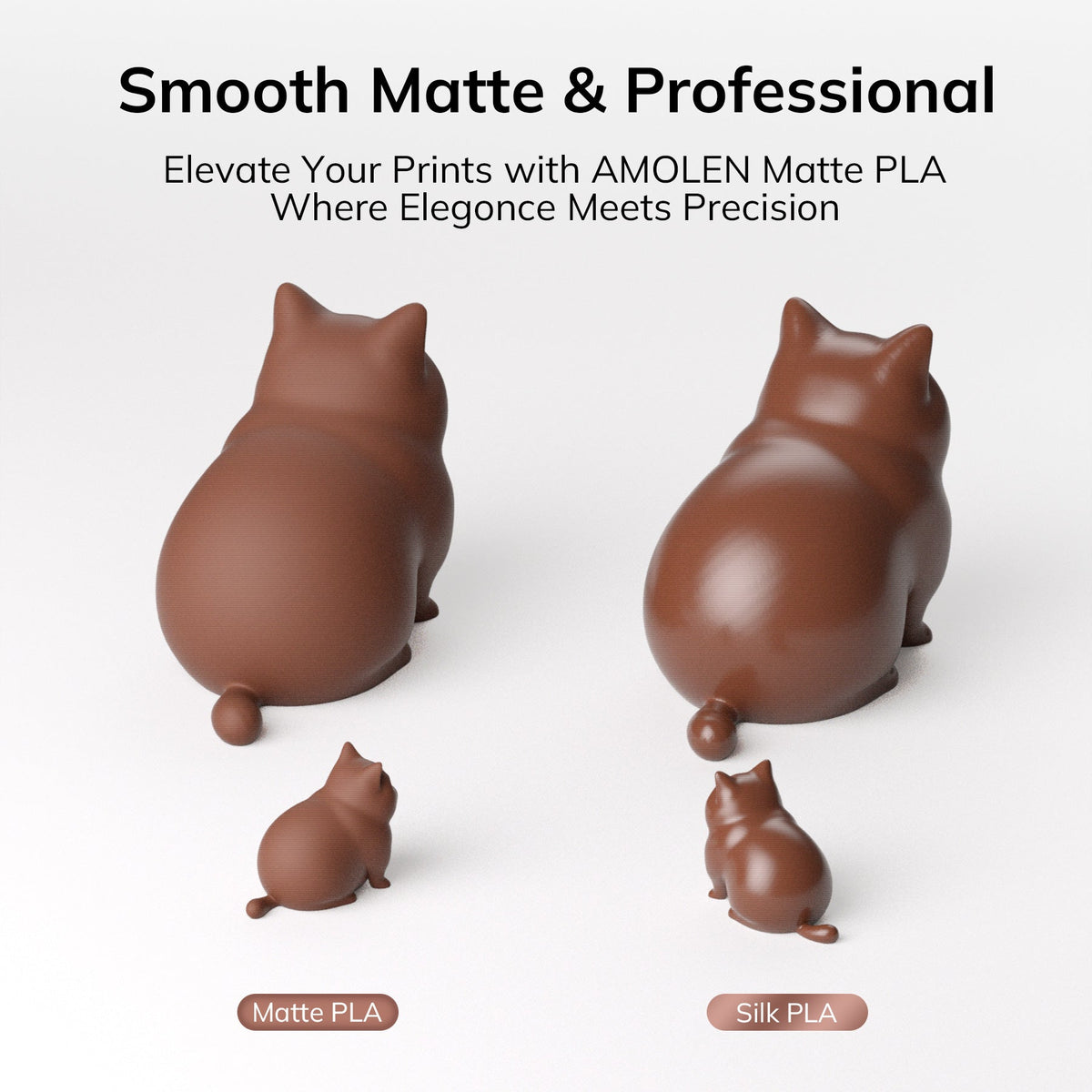 PLA Matte Basic 1.75mm, 1KG/2.2LBPLATorqelo.com