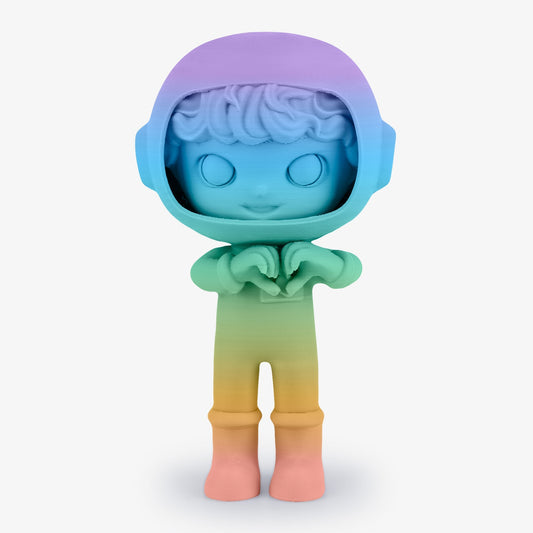 PLA Matte Rainbow Filament 1.75mm, 1KG/2.2LBPLATorqelo.com