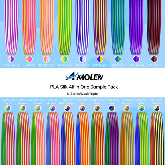 PLA Silk - All in One Sample PackPLATorqelo.com