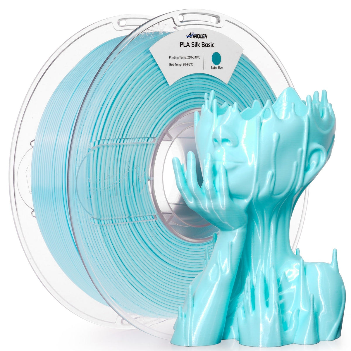 PLA Silk Basic 1.75mm, 1KG/2.2LBPLATorqelo.com