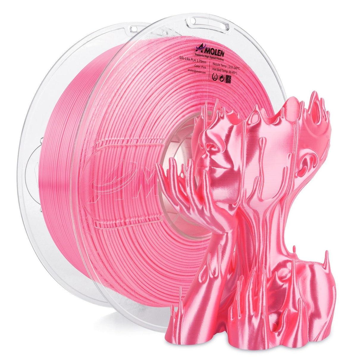 PLA Silk Basic 1.75mm, 1KG/2.2LBPLATorqelo.com