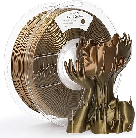 PLA Silk Basic 1.75mm, 1KG/2.2LBPLATorqelo.com