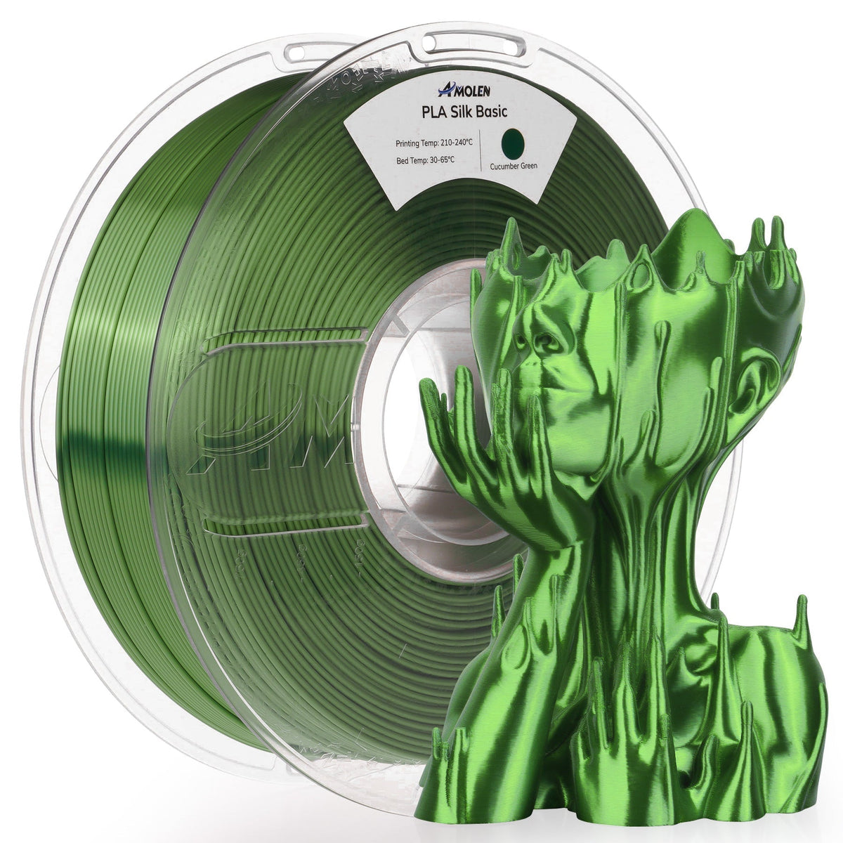 PLA Silk Basic 1.75mm, 1KG/2.2LBPLATorqelo.com