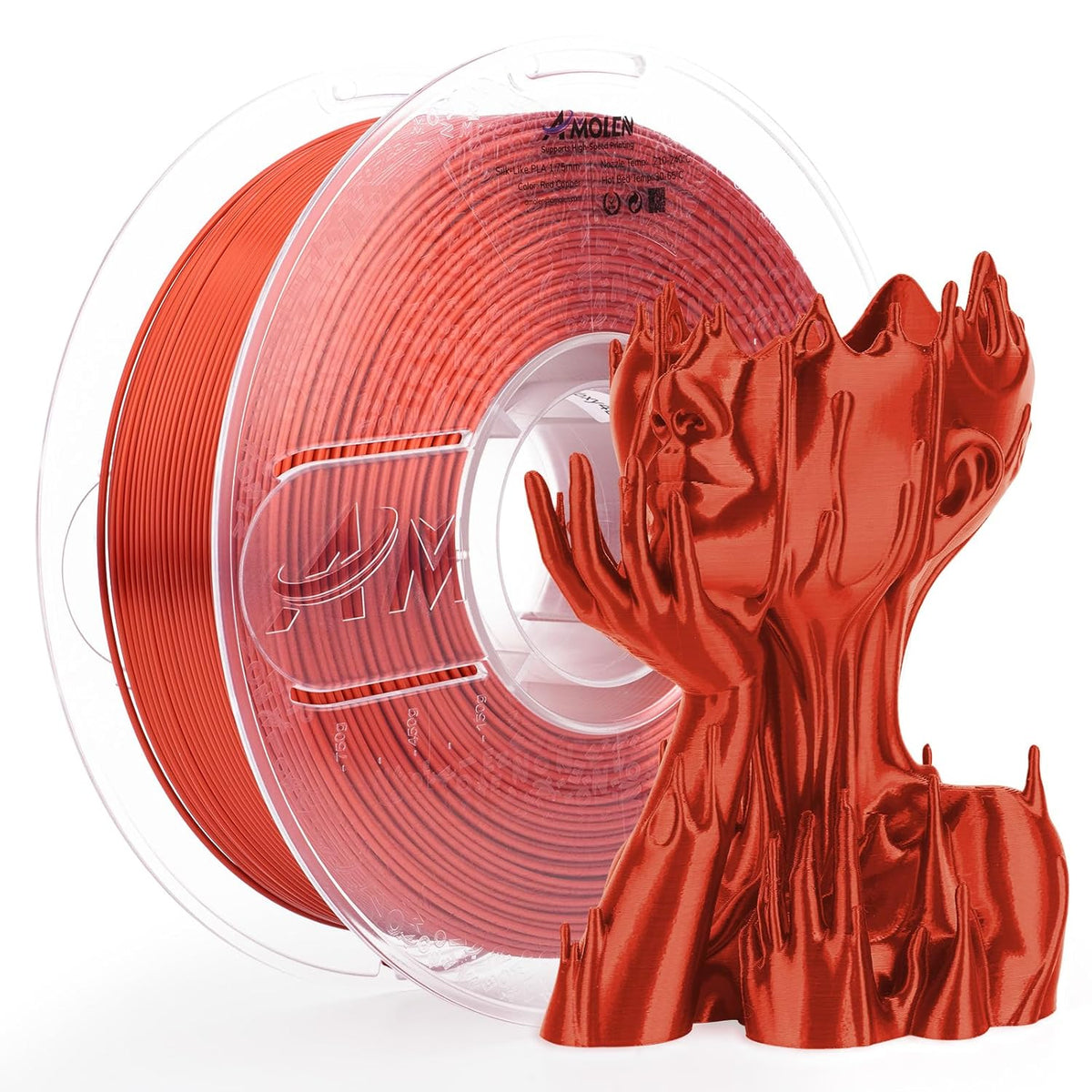 PLA Silk Basic 1.75mm, 1KG/2.2LBPLATorqelo.com